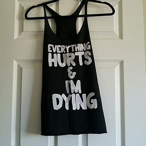 Cute and funny work out tank
